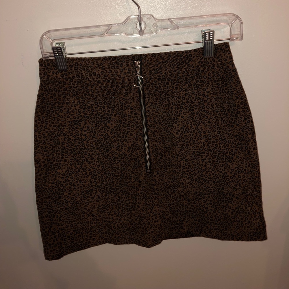 Cheetah print skirt